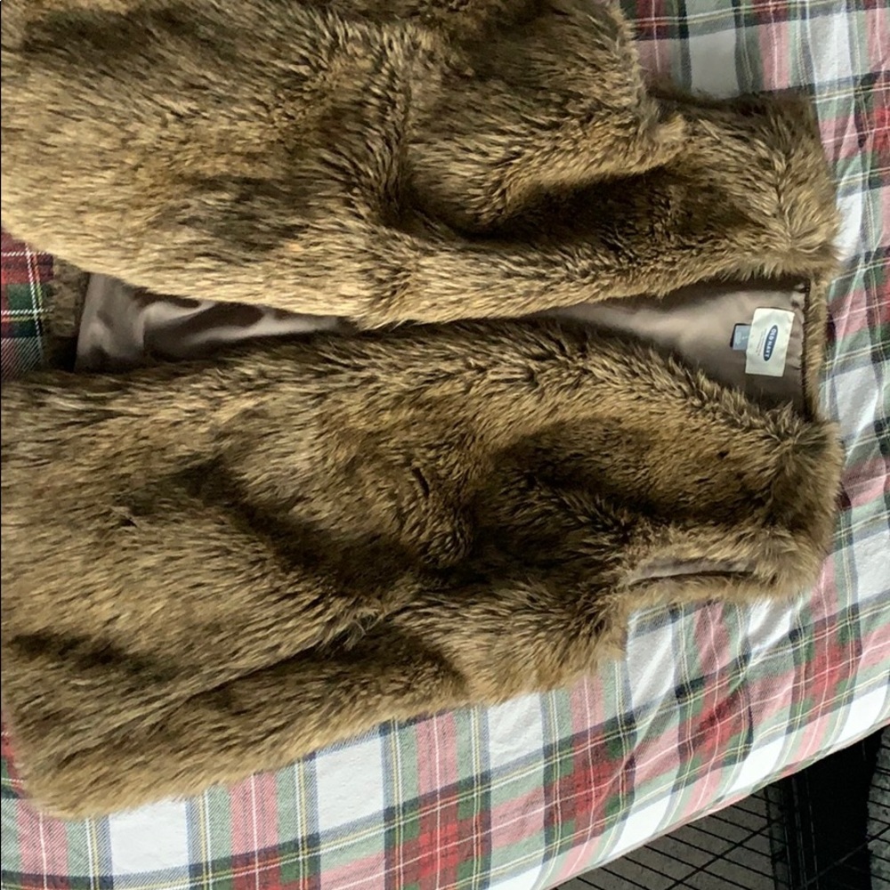 Faux fur vest